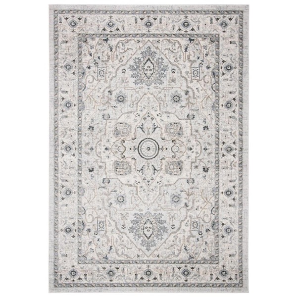 Safavieh 9 x 12 ft. Power Loomed Isabella Large Rectangle RugLight Grey & Grey ISA936G-9 - main